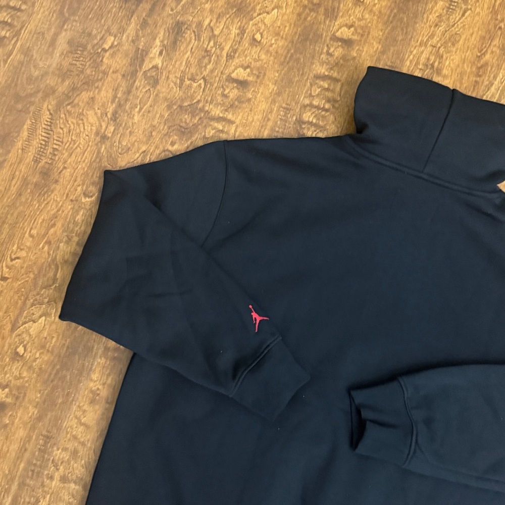 Jordan Multi Sport Chimney Black Graphic Hoodie Size L - Picture 15 of 17
